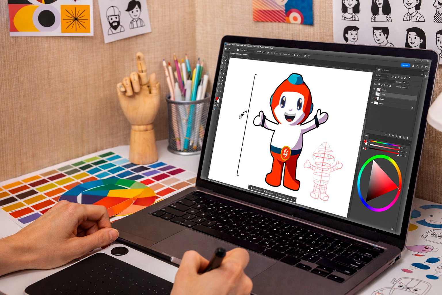 Proceso de diseño publicitario y desarrollo visual de marca